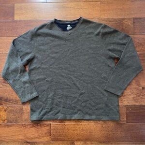 Faded Glory Men's Forest Green V-Neck Sweater